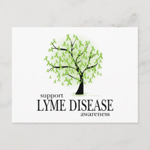 Lyme Disease Tree Postcard
