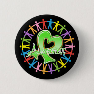 Lyme Disease Unite in Awareness 6 Cm Round Badge