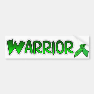 Lyme Disease Warrior Awareness Ribbon Bumper Sticker