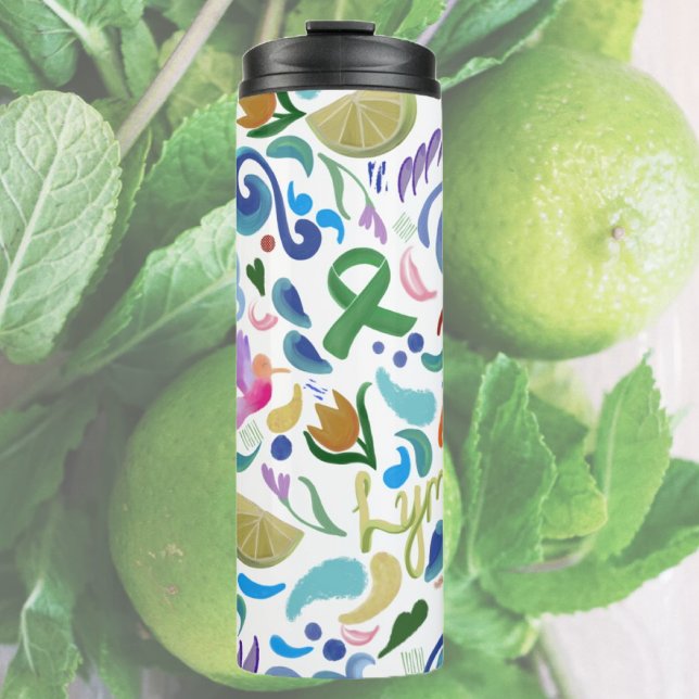 Lyme Disease Water Bottle Tumbler #lyme #gift (Lyme Disease Water Bottle Tumbler Gifts and Awareness #lyme #lymedisease)