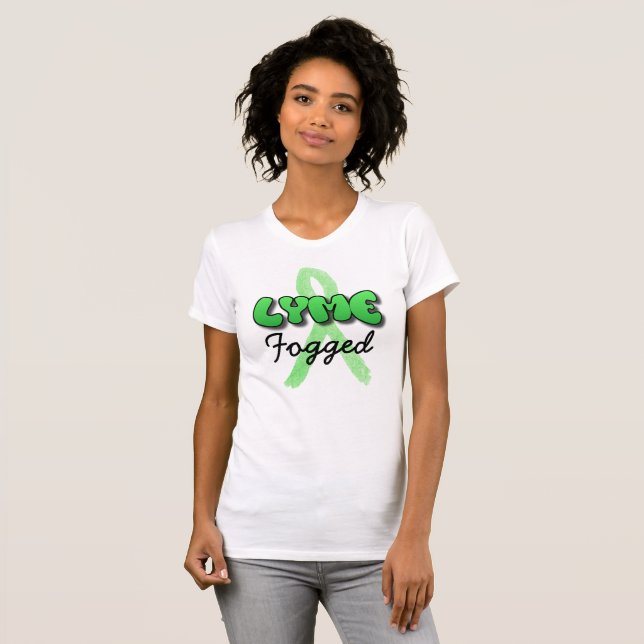 Lyme Fogged Lyme Disease Awareness Shirt (Front Full)