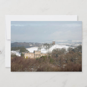 Lyme Hall and The Cage Winter Thank You Card