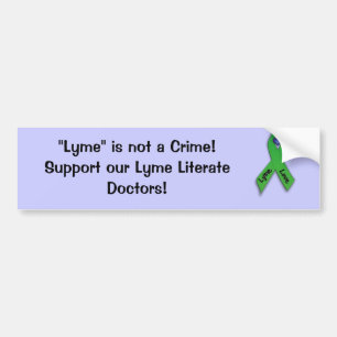 "Lyme" is not a Crime Bumper Sticker