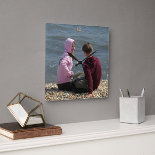 Lyme Love. Square Wall Clock