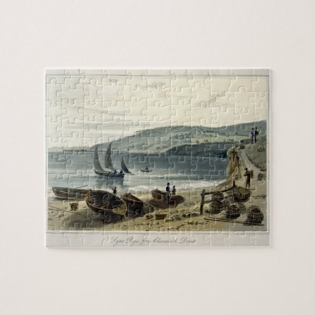 Lyme Regis, from Charmouth, Dorset, from 'A Voyage Jigsaw Puzzle (Horizontal)