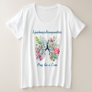 Lymphangioleiomyomatosis LAM 2-Sided Plus T-Shirt Plus Size T-Shirt