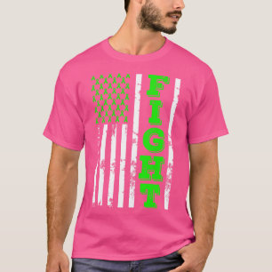 Lymphoma Awareness Fight American Flag 4th Of July T-Shirt