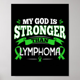 Lymphoma Awareness Gift For Blood Cancer Patients  Poster