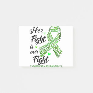 Lymphoma Awareness Her Fight is our Fight Post-it Notes