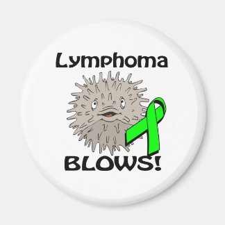 Lymphoma Blows Awareness Design Magnet