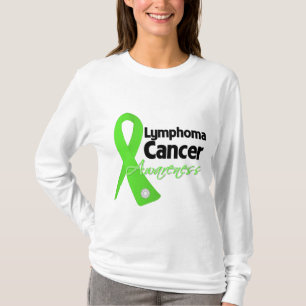Lymphoma Cancer Awareness Ribbon T-Shirt