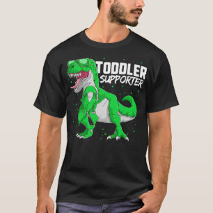 Lymphoma Cancer Green Dinosaur Shirts, Toddler Sup T-Shirt