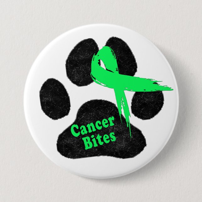 Lymphoma Cancer in Dogs Awareness  Button (Front)
