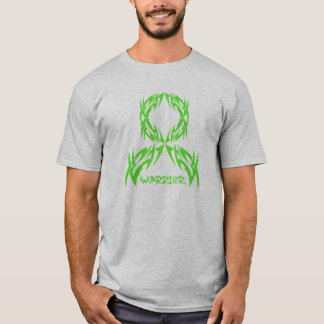 Lymphoma Cancer Mens Warrior Tribal T-Shirt