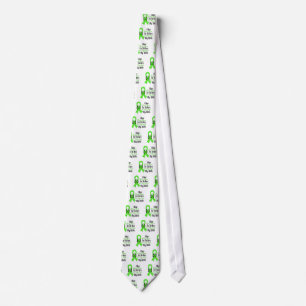 Lymphoma Cancer Ribbon My Hero My Wife Tie
