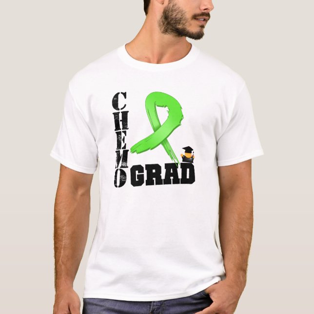 Lymphoma Chemo Grad T-Shirt (Front)