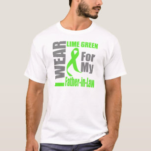Lymphoma I Wear Lime Green Father-in-Law T-Shirt