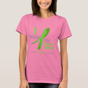 Lymphoma I Wear Lime Green For Someone Special T-Shirt