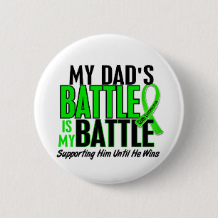 Lymphoma My Battle Too 1 Dad 6 Cm Round Badge