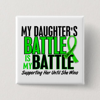 Lymphoma My Battle Too 1 Daughter 15 Cm Square Badge