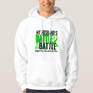 Lymphoma My Battle Too 1 Husband Hoodie