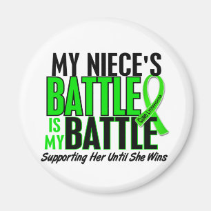 Lymphoma My Battle Too 1 Niece Magnet