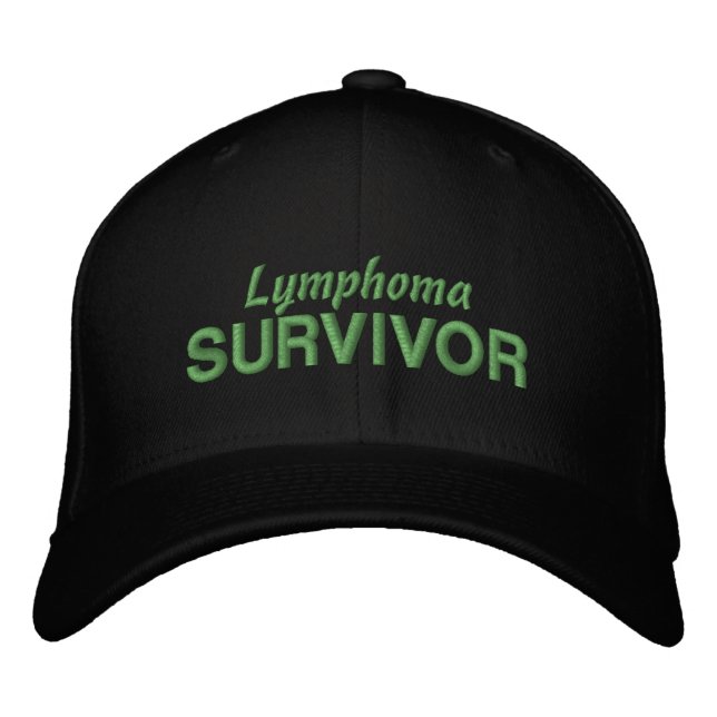 Lymphoma Survivor Embroidered Hat (Front)