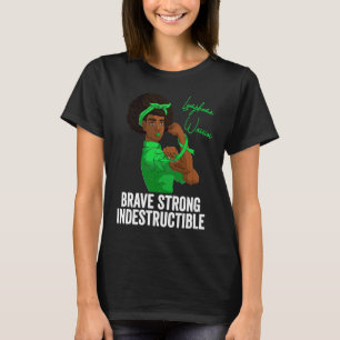 Lymphoma Warrior Strong Black Women Rosie The Riv T-Shirt