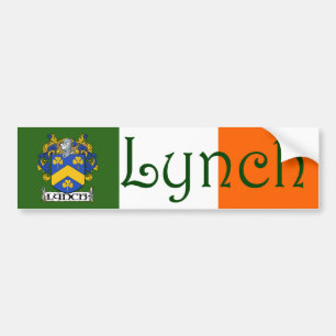 Lynch Coat of Arms Flag Bumper Sticker