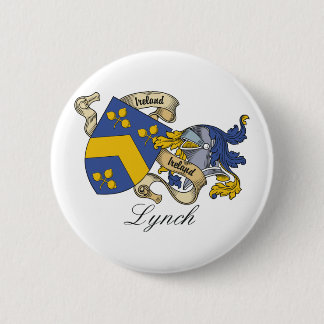 Lynch Family Crest 6 Cm Round Badge