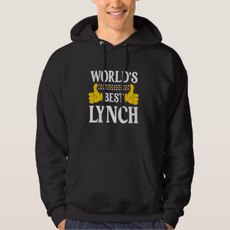 Lynch Surname Funny Team Family Last Name World's Hoodie