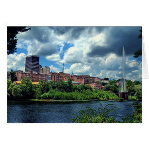 Lynchburg skyline Postcard