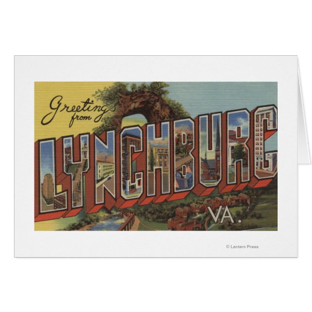Lynchburg, Virginia - Large Letter Scenes (Front Horizontal)