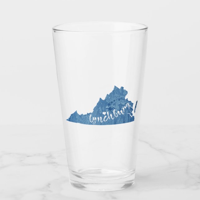 Lynchburg Virginia Wood Grain Glass (Front)