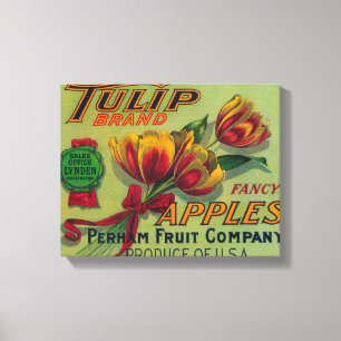 Lynden, WashingtonTulip Apple Crate Label Canvas Print