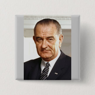 Lyndon B. Johnson 36 15 Cm Square Badge