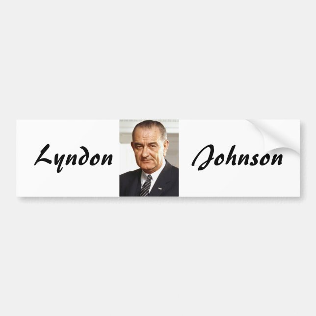 Lyndon B. Johnson 36 Bumper Sticker (Front)