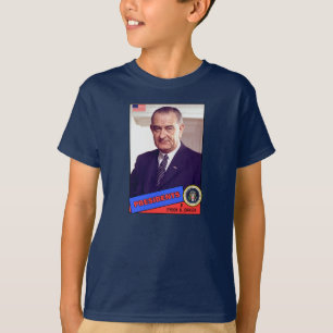 Lyndon B. Johnson Baseball Card T-Shirt