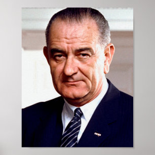 Lyndon B Johnson Poster