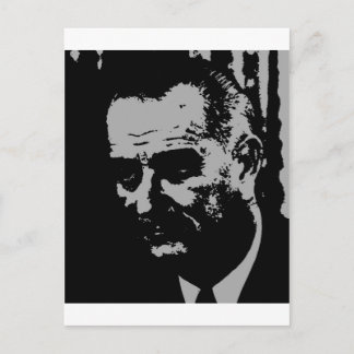 Lyndon B. Johnson silhouette Postcard