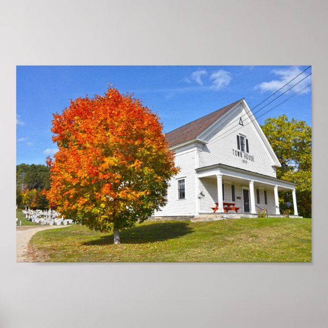 Lyndon Town House, Vermont Poster (Front)