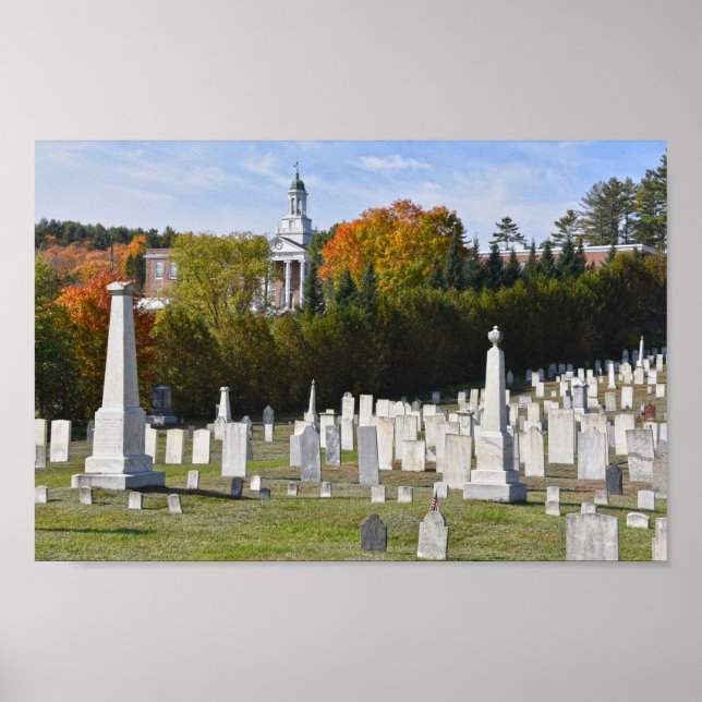 Lyndon, Vermont, Cemetery Poster (Front)