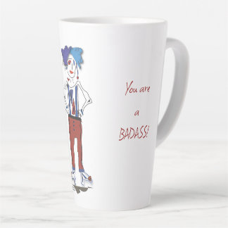 'Lyndsey' - You are a Badass! Latte Mug