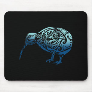 Lynesia Maori Kiwi Bird Ocean Blue New Zealand  Mouse Pad