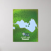 Lyngby Lake Denmark map