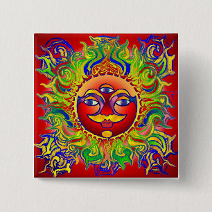 Lynn Chakra 15 Cm Square Badge