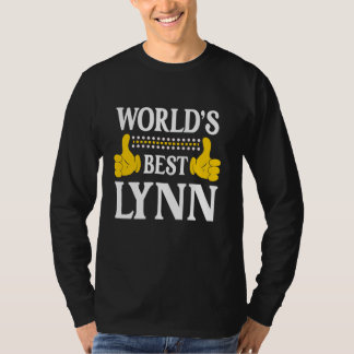Lynn Surname Funny Team Family Last Name World's B T-Shirt