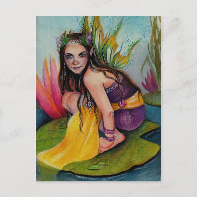 Lynsye Faerie w Locket Postcard (Front)