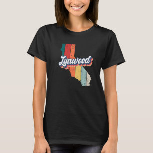 Lynwood City Retro Vintage Hometown California Pre T-Shirt