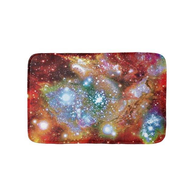 Lynx Arc Starbirth Star Cluster Artist Impression Bath Mat (Front)